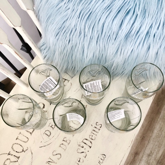 Guinness, Beer Glasses, 13oz, Set of 6, With Embossed Harp Logo, New In‎ Box - Picture 5 of 16